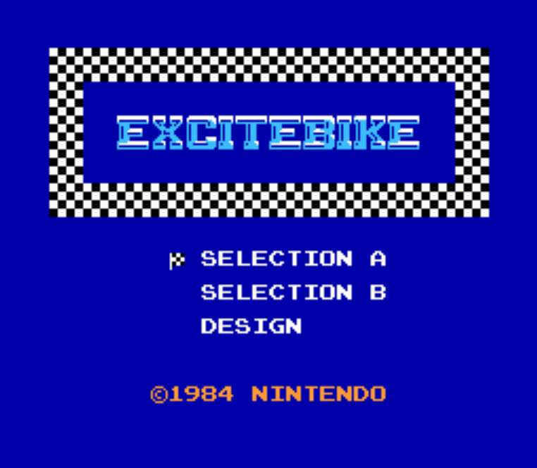 NES ROMS - Excitebike (EUROPE / 유럽판 롬파일 다운로드)