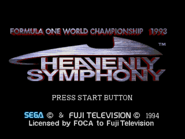 Heavenly Symphony Formula One World Championship 1993 (메가 CD / MD-CD) 게임 ISO 다운로드