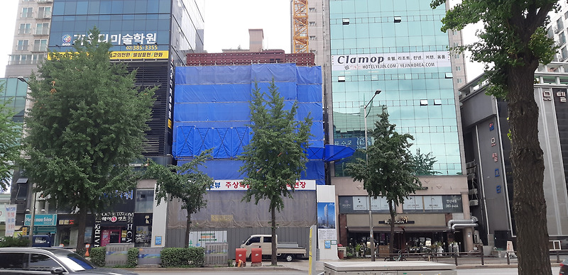 은평구 연신내역 건물 공사 현장 사진 079 효민아크로뷰 주상복합 아파트 신축현장 (korean construction)