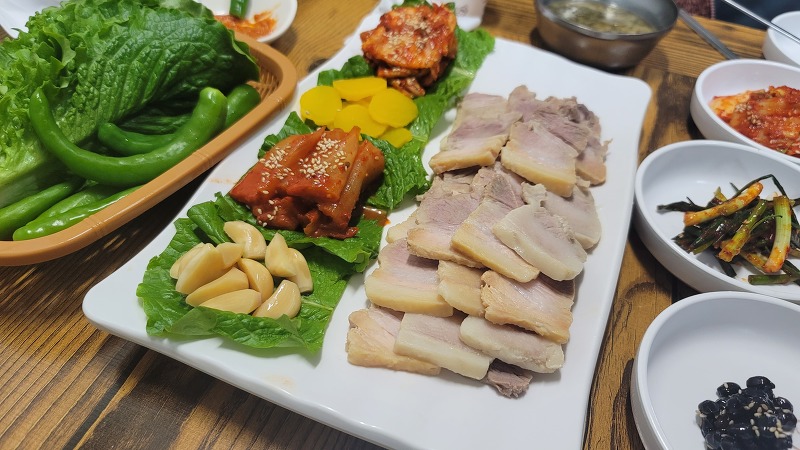 광주 본촌동 쌈밥 맛집 상록수밥상