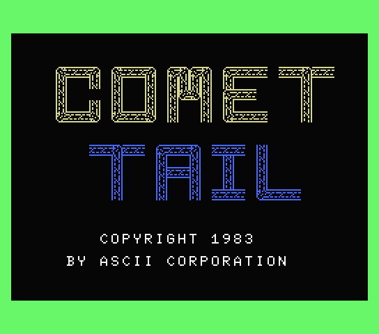 Comet Tail - MSX (재믹스) 게임 롬파일 다운로드