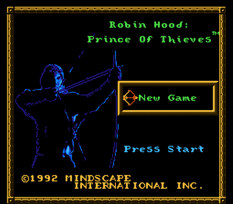NES ROMS - Robin Hood Prince of Thieves (EUROPE / 유럽판 롬파일 다운로드)