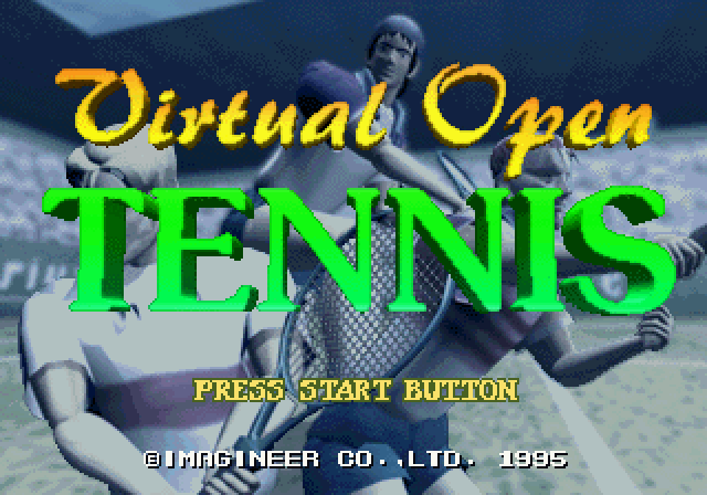 (세가 새턴 - SS - SPT) 버추어 오픈 테니스 iso 다운로드