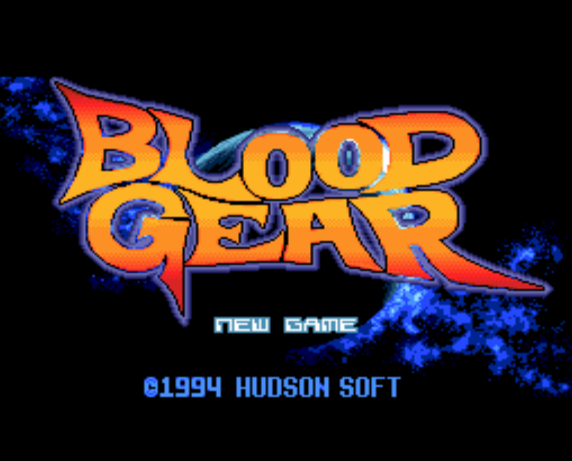 (허드슨) 블러드 기어 - ブラッドギア Blood Gear (PC 엔진 CD ピーシーエンジンCD PC Engine CD - iso 파일 다운로드)