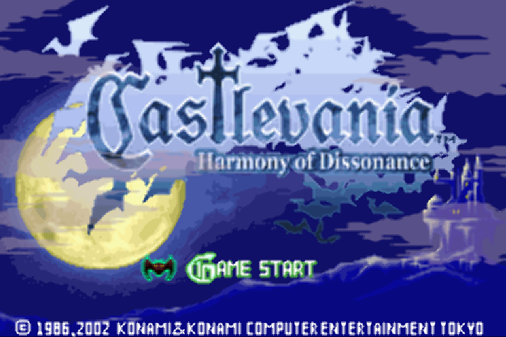 게임보이 어드밴스 / GBA - 캐슬배니아 하모니 오브 디소넌스 개조롬 (Castlevania Harmony of Dissonance Hack Version)