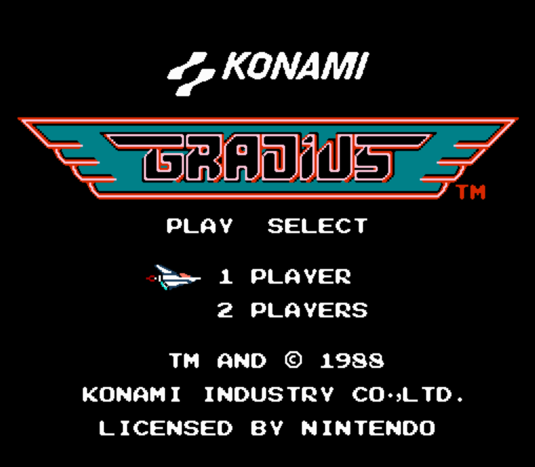 NES ROMS - Gradius (EUROPE / 유럽판 롬파일 다운로드)