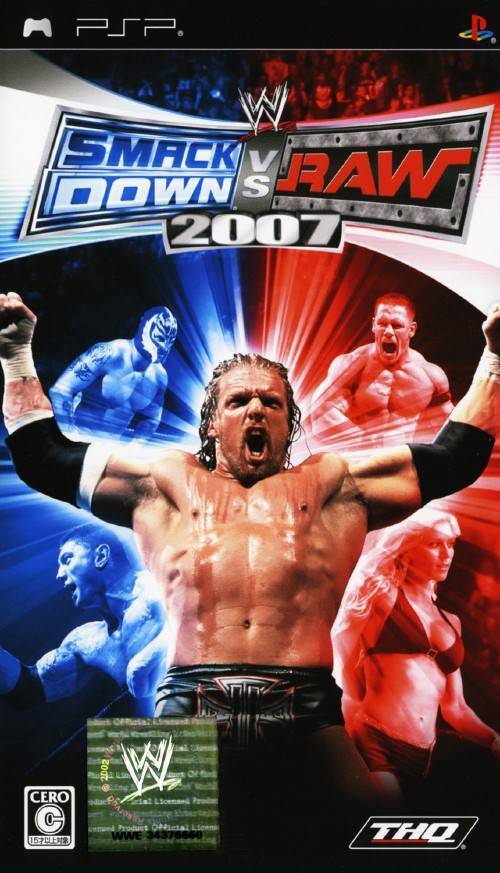 플스 포터블 / PSP - WWE 스맥다운 대 로우 2007 (WWE Smack Down vs RAW 2007 - WWE スマックダウン 対 ロー 2007) iso 다운로드