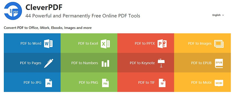 Clever PDF - 무료 PDF 변환 사이트