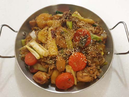 백종원의 찜닭 레시피 / Braised Spicy Chicken with Vegetables