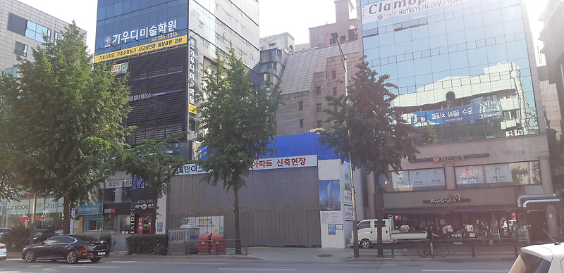 은평구 연신내역인근 건물 공사 현장 사진 45 효민아크로뷰 주상복합 아파트 신축현장 (korean construction)