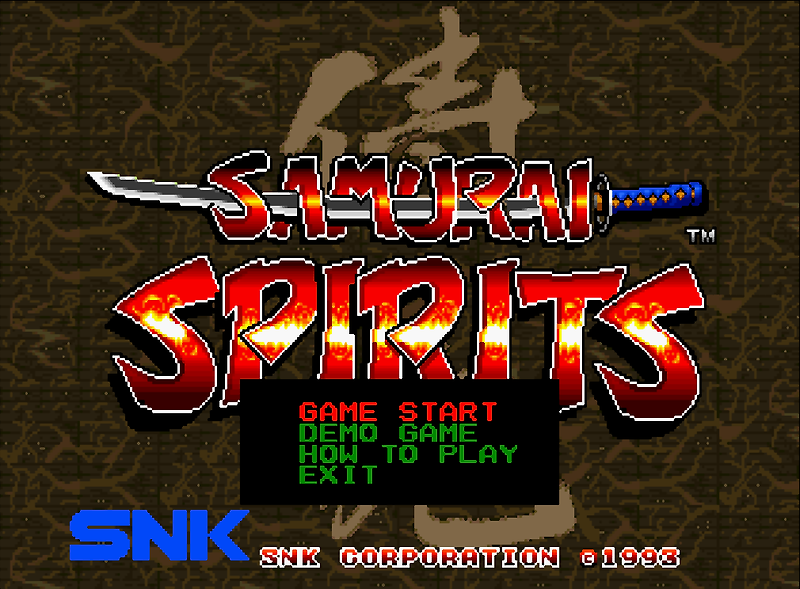 (SNK) 사무라이 스피리츠 - サムライスピリッツ Samurai Spirits (네오지오 CD ネオジオCD Neo Geo CD)