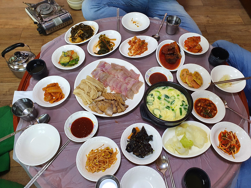 대전근교 맛집 홍어삼합 부여 석성 삼오식당