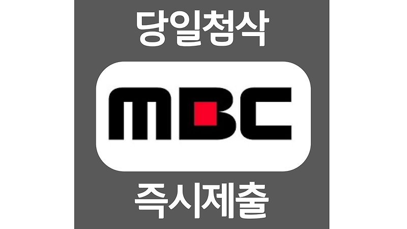 MBC 신입 자소서항목 자기소개서 문항 작성방법 첨삭 대필