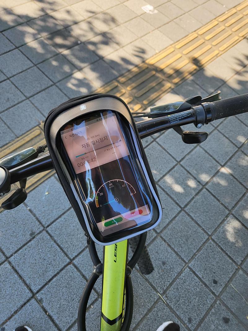 [리뷰] 코아브 자전거 스마트폰 거치가방 블랙 CBR010 리뷰