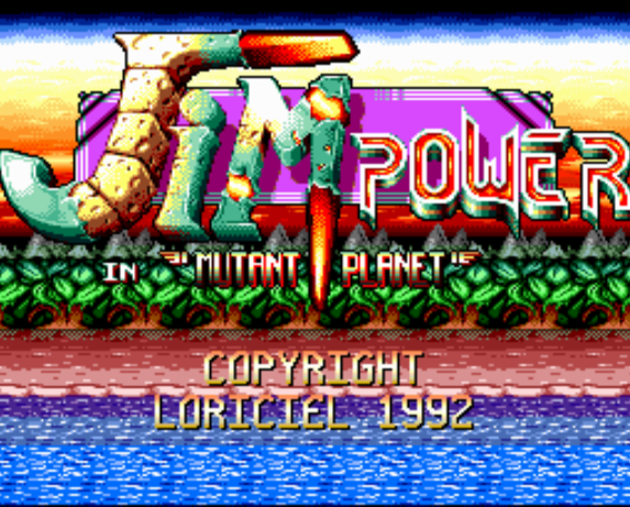 (마이크로 월드) 짐 파워 - ジム・パワー Jim Power In Mutant Planet (PC 엔진 CD ピーシーエンジンCD PC Engine CD - iso 파일 다운로드)