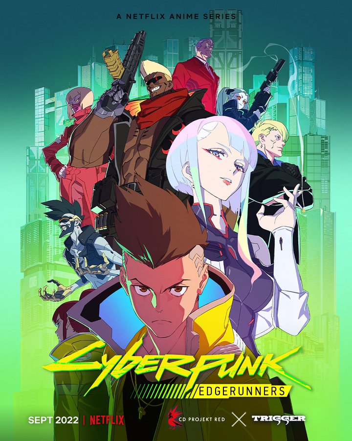 사이버펑크 넷플릭스 애니, Cyberpunk Edgerunners: Netflix, CD Projekt 및 TRIGGER의 애니메이션 시리즈 출시일