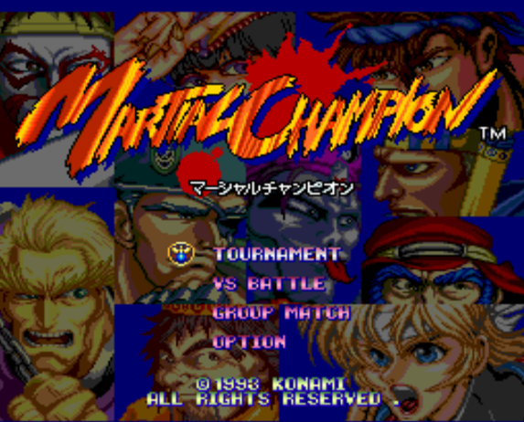 마샬 챔피언 - マーシャルチャンピオン Martial Champion (PC 엔진 CD ピーシーエンジンCD PC Engine CD)