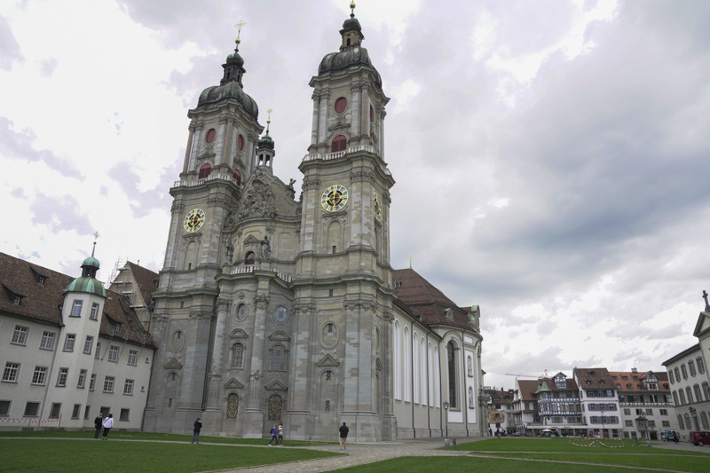 유럽여행 생갈렌 대성당, 생갈렌 수도원 도서관, 최대 평지 폭포 스위스 샤프하우젠 라인폭포