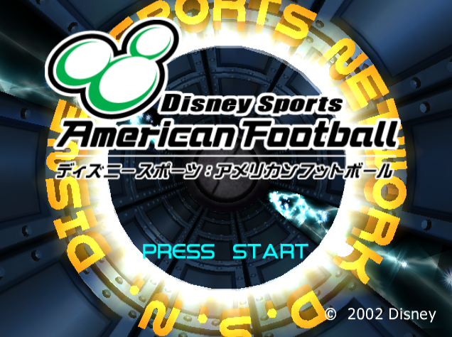 디즈니 스포츠 아메리칸 풋볼 - Nintendo GameCube 일판 다운로드