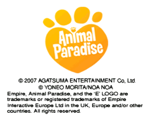 (NDS / USA) Animal Paradise - 닌텐도 DS 북미판 게임 롬파일 다운로드