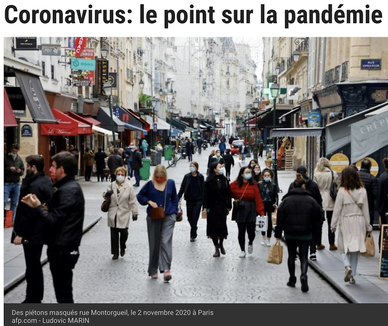 프랑스 코로나 현황 Coronavirus : le point sur la pandémie
