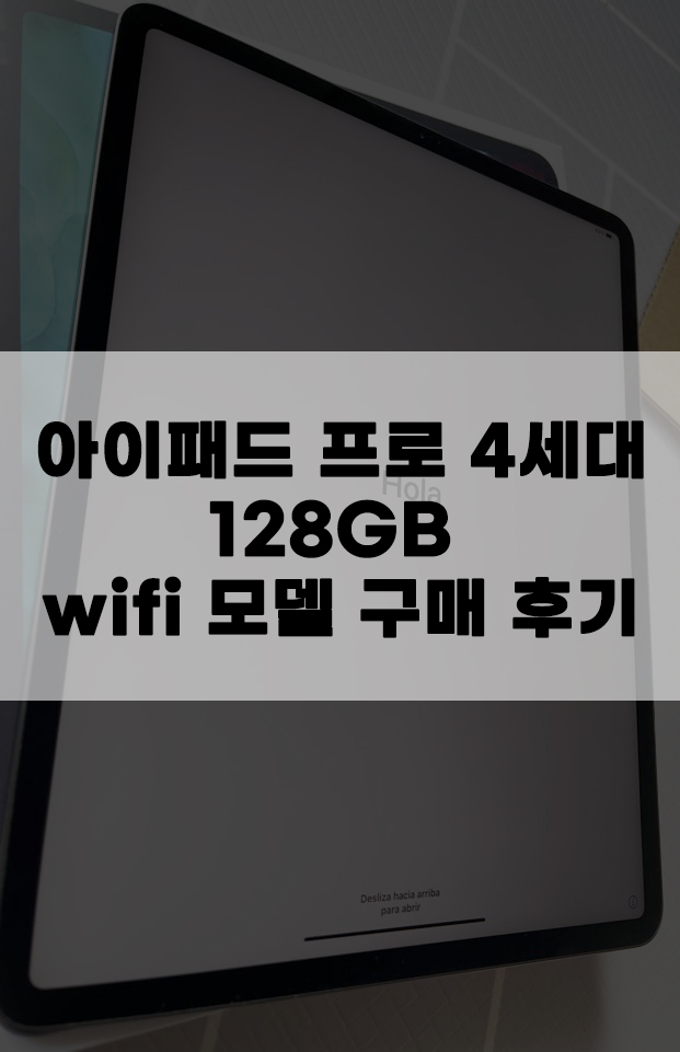 아이패드 프로 4세대 12.9 구매 후기