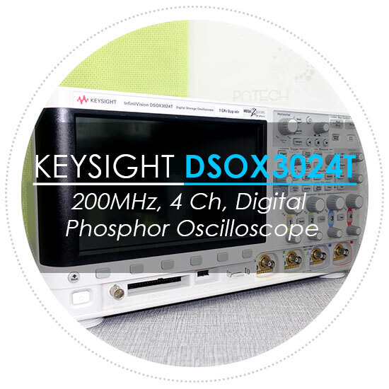 [중고계측기] [오실로스코프 소개] 키사이트 DSOX-3024T ; 200MHz, 4Ch Oscilloscope
