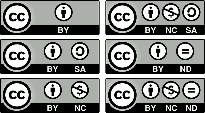 상업 및 기타 라이선스, 크리에이티브 커먼즈 라이선스 Creative Commons license, Commercial and other licenses