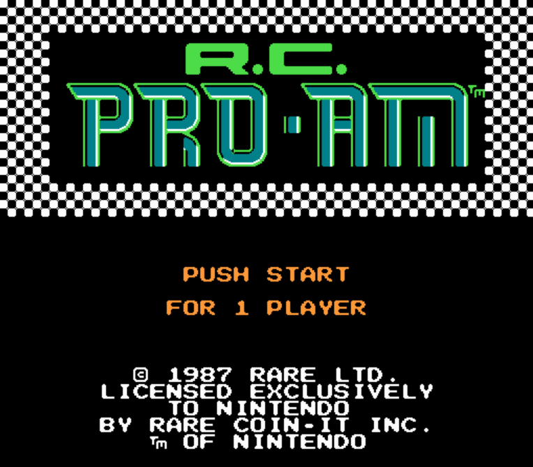 NES ROMS - R.C. Pro-Am (EUROPE / 유럽판 롬파일 다운로드)