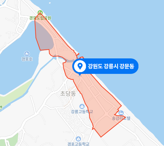 강원 강릉시 강문동 경포호 SM5 승용차 호수 추락사고 (2021년 4월 24일)
