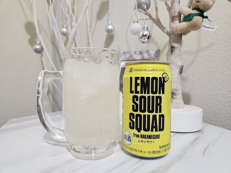 일본 로손 편의점 레몬사와 Lemon Sour Squad 레몬 사워 스쿼드 마셔본 후기 리뷰
