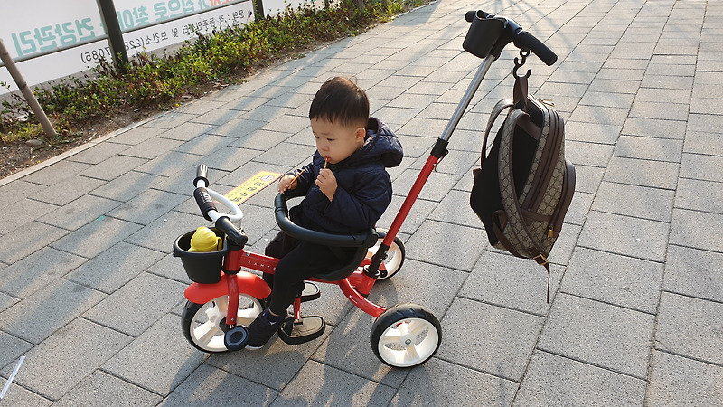 삼천리 샘트라이크 유아용 세발자전거 신형 안전바 장단점
