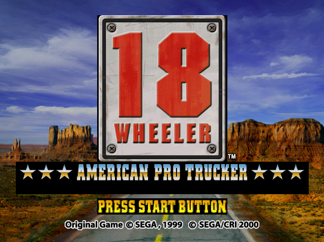 18 Wheeler American Pro Trucker.GDI Japan 파일 - 드림캐스트 / Dreamcast