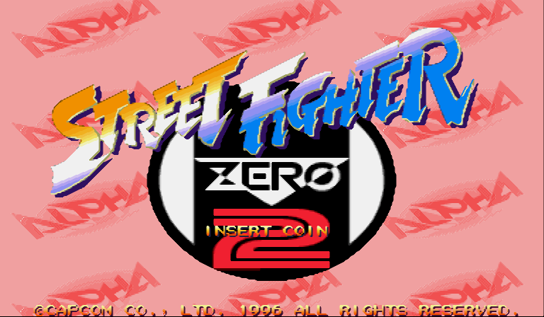 KAWAKS - 스트리트 파이터 제로 2 알파 (Street Fighter Zero 2 Alpha) 대전격투 게임 파일 다운