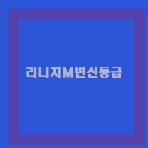 이정돈 알아야지! 유니체험해봐 사실 나만알고싶어요. 리니지M변신등급 유후~신난다티인터넷강의 Tip 대방출