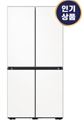 RF85B9121W6  삼성전자 비스포크 냉장고 4도어 프리스탠딩 추천 874 L 새틴화이트 제품 정보
