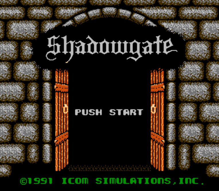NES ROMS - Shadowgate (EUROPE / 유럽판 롬파일 다운로드)