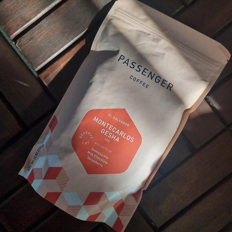 원두리뷰) 패신저커피(Passenger coffee) '엘살바도르 몬테카를로스 게이샤'