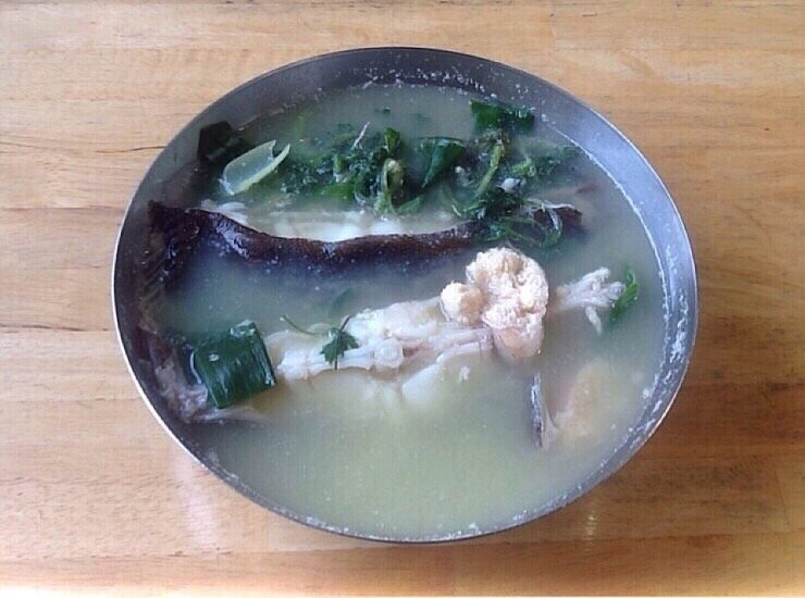 깔끔한 봄의 맛, 도다리쑥국(Flounder and Mugwort Soup)