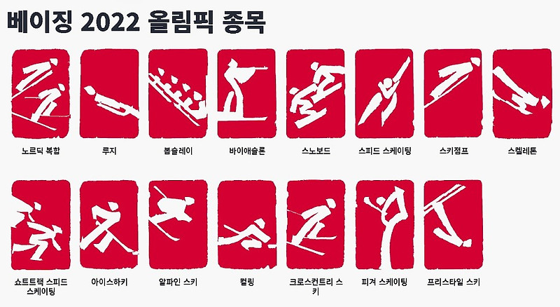 2022 베이징 동계올림픽 개막 대한민국 선수단 보기
