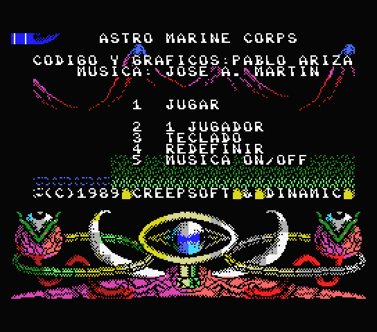 Astro Marine Corps - MSX (재믹스) 게임 롬파일 다운로드