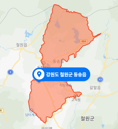 강원도 철원군 동송읍 이평리 금학산 산행 추락사고 (2020년 12월 5일)