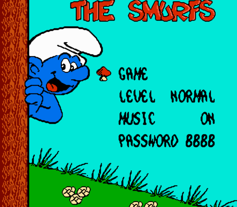 NES ROMS - The Smurfs (EUROPE / 유럽판 롬파일 다운로드)
