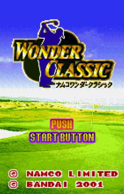 (남코) 남코 원더 클래식 - ナムコワンダークラシック Namco Wonder Classic (원더스완 컬러 ワンダースワンカラー Wonder Swan Color)