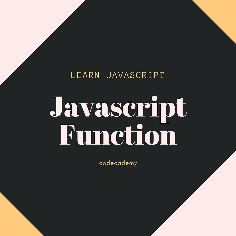 코드카데미 Javascript - Function (헬퍼 함수, 함수 표현, 화살표 함수)