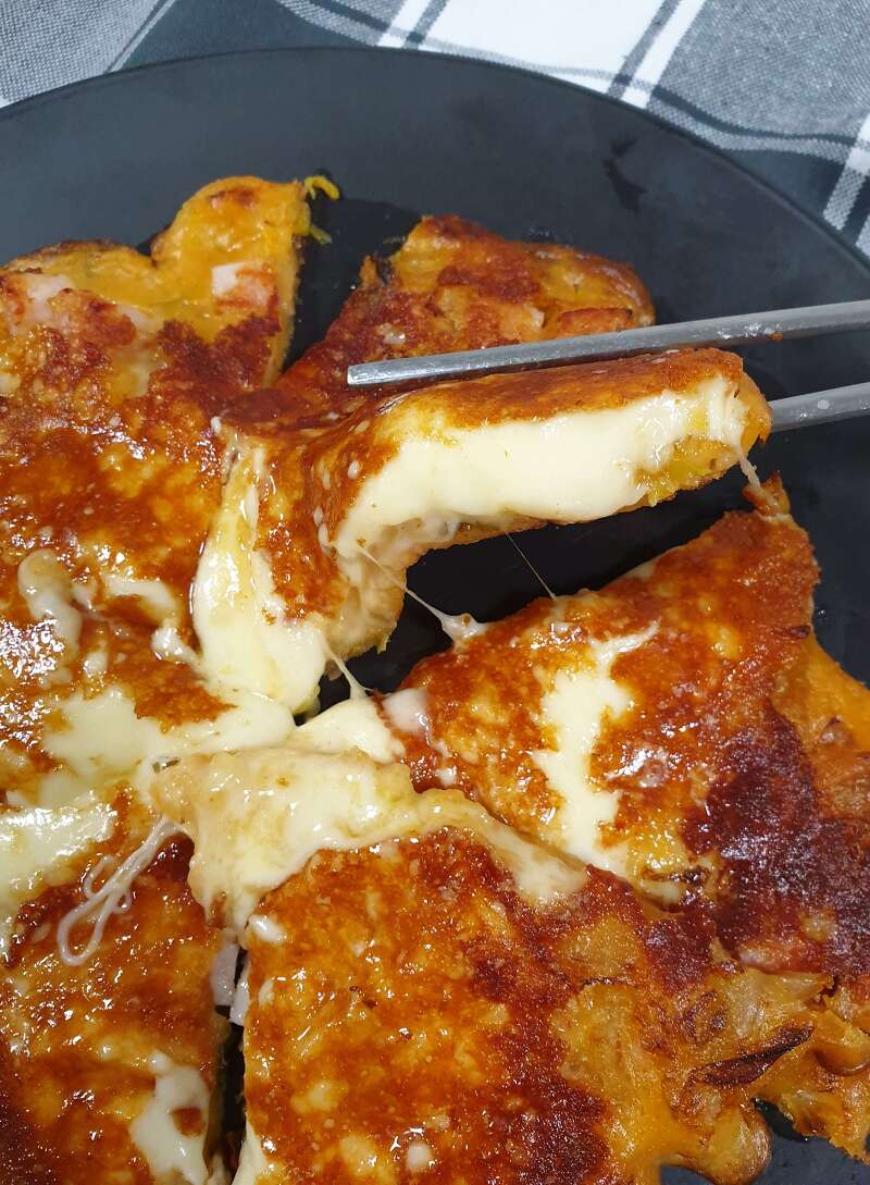 맛있는녀석들에 나온 치즈 김치전 만들기