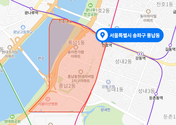 서울 송파구 풍납동 한강 둔치 50대 남성 시신사건 (2021년 4월 13일)