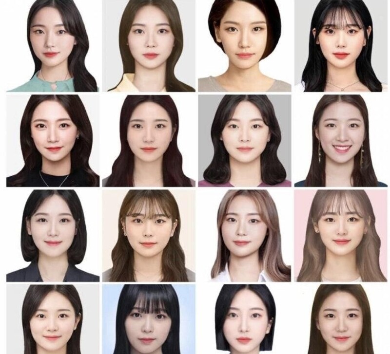 AI가 만든 한국사람 평균 외모