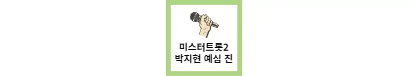 미스터트롯2, 박지현 마스터 예심 진 (feat.투표 방법)