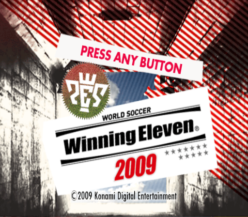 코나미 / 스포츠 - 월드사커 위닝일레븐 2009 ワールドサッカー ウイニングイレブン 2009 - World Soccer Winning Eleven 2009 (PS2 - iso 다운로드)